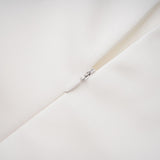 Amarante White One Shoulder Asymmetrical Midi Dress