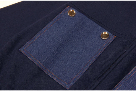 Amaya Cropped Zip - Up Jacket - Fitted with Contrasting Pockets and Ribbed Cuffs