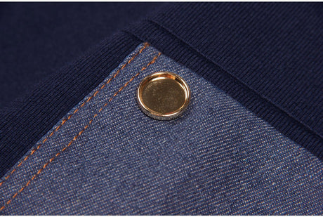 Amaya Cropped Zip - Up Jacket - Fitted with Contrasting Pockets and Ribbed Cuffs