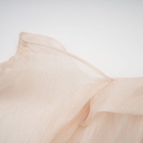 Amaya Mini Dress - Off - the - shoulder Style - Long Puff Sleeves - Adjustable Self - tie Design - Ruched Detailing