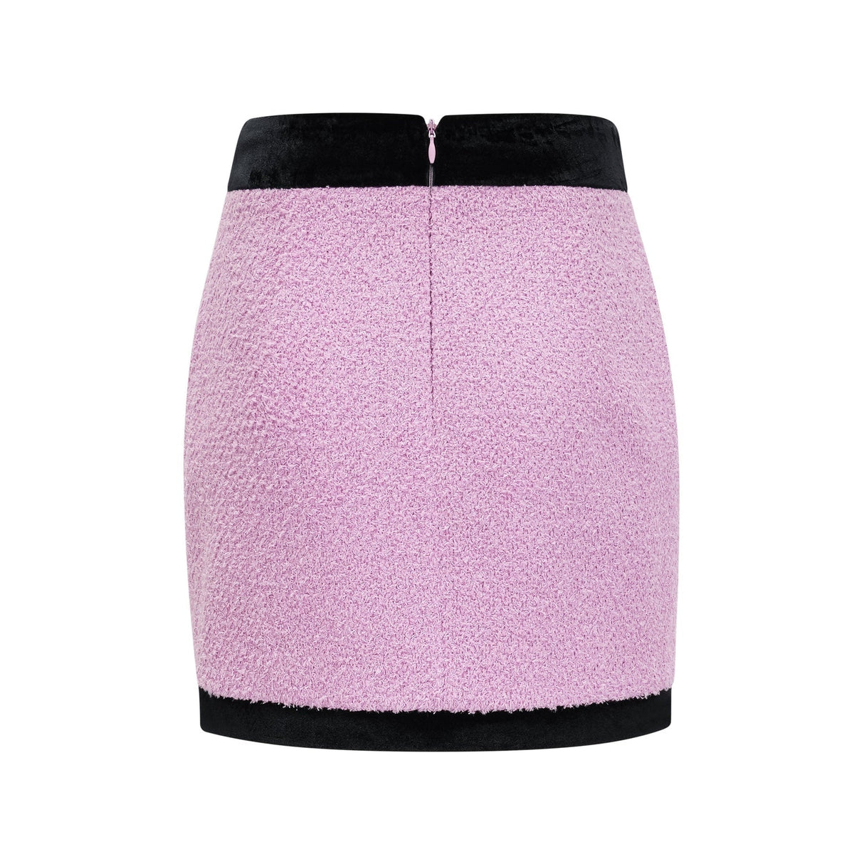 Amber Blazer & Skirt - V Neck Design - Front Button Embellishments - Cinched Waist - Rear Zip Fastening