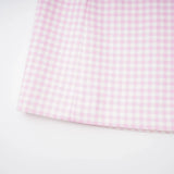 Amelia Virgin Wool Gingham Corset Top and Mini Skirt Set