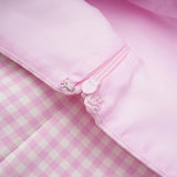 Amelia Virgin Wool Gingham Corset Top and Mini Skirt Set