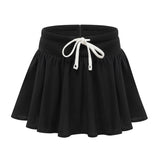 Amélie elasticwaistband pleated mini skirt