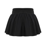 Amélie elasticwaistband pleated mini skirt