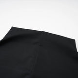 Andrea Black Keyhole Maxi Dress with High Thigh Slit