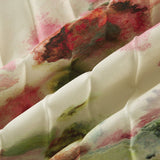 Andréa cutout floralprint pleated maxi dress