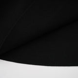 Angèle black offshoulder knitted mini dress