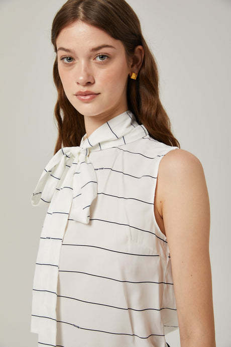 Angélique striped top  skirt matching set