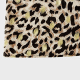 Angélique Vneck leopardprint midi dress