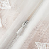 Annabelle Flowerappliqué Tulle Midi Dress Without Belt