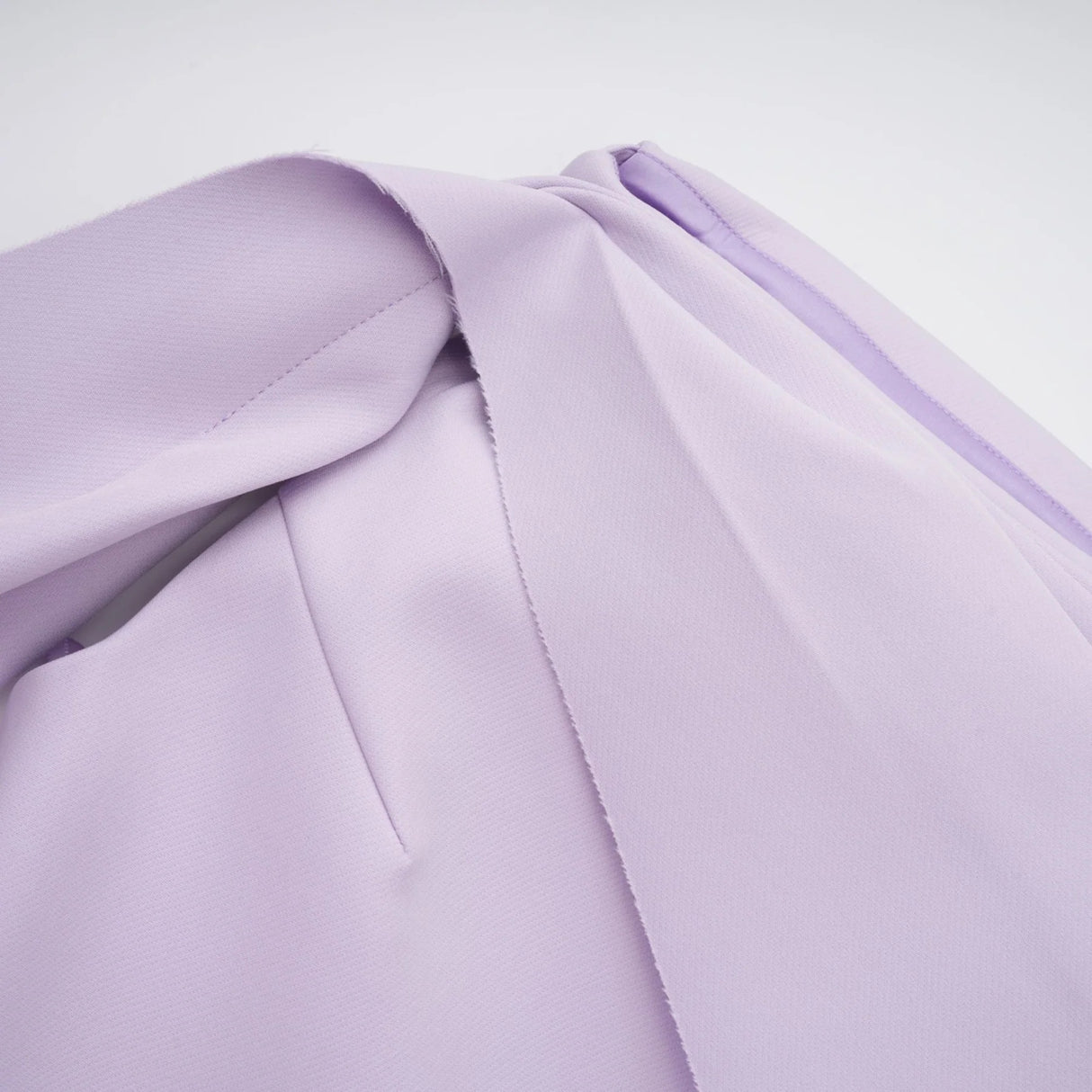 Annabelle Purple CapeDesign Ribbon Maxi Dress