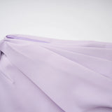Annabelle Purple CapeDesign Ribbon Maxi Dress