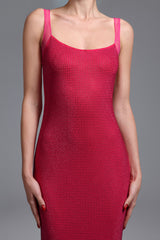 Annalee Pink Backless Maxi Dress