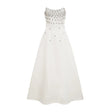 Annalisa Maxi Dress - Off - The - Shoulder Style - Glamorous Embellishments - Sleeveless - Rear Zip Fastening