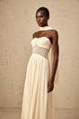 Annalisa Midi Dress Mesh Scarf - Design Stretch Ruched Panelled Sheer