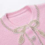 Annie Jacket & Skirt Set - Faux - Pearl Embellishment - Stretch - Jersey Fabric - Front Button Fastening - Two Front Welt Pockets