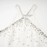 Annie Mini Dress - Choker Design - Sleeveless - Embellished - Rear Zip Fastening