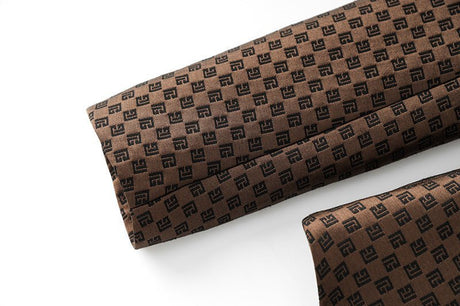 April Blazer - Tailored Double - Breasted Silhouette - Geometric Pattern - Slim Fit - Luxurious Fabric - Versatile Styling