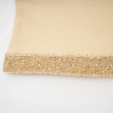 April Vest Top - U - neckline - Sleeveless - Sequined Embellishment