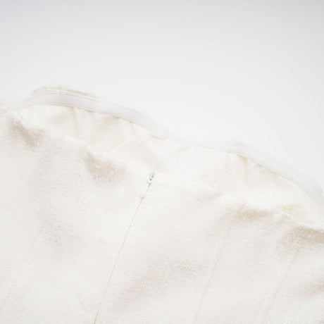Araminta bowdetail offshoulder mini dress