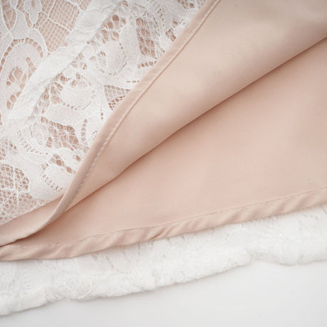 Arantxa white lace pleated maxi dress