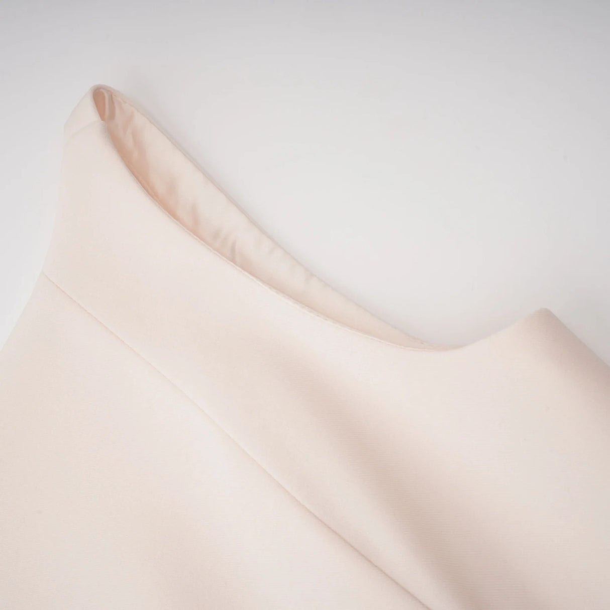 Aria White Asymmetrical Shawl  Tulle Panel Dress Set