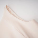 Aria White Asymmetrical Shawl  Tulle Panel Dress Set