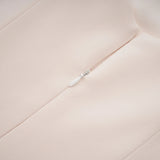 Aria White Asymmetrical Shawl  Tulle Panel Dress Set