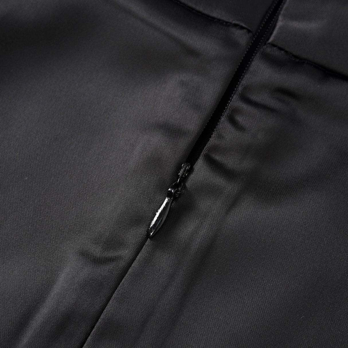 Ariadna Black Tweed Jacket  Satin Skirt Set