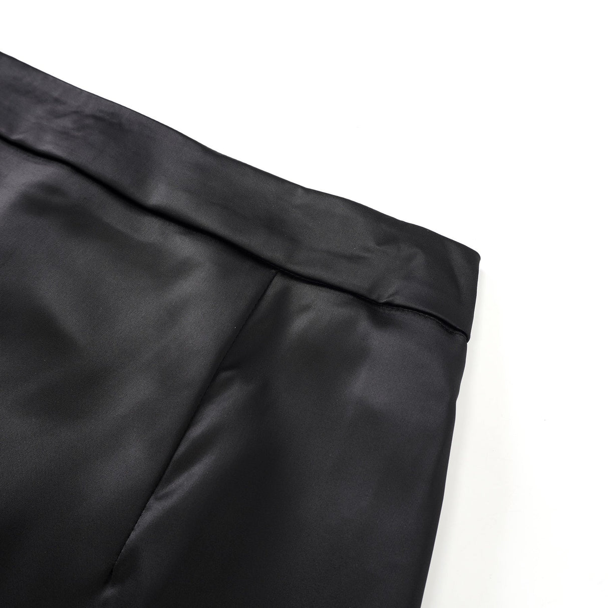Ariadna Black Tweed Jacket  Satin Skirt Set