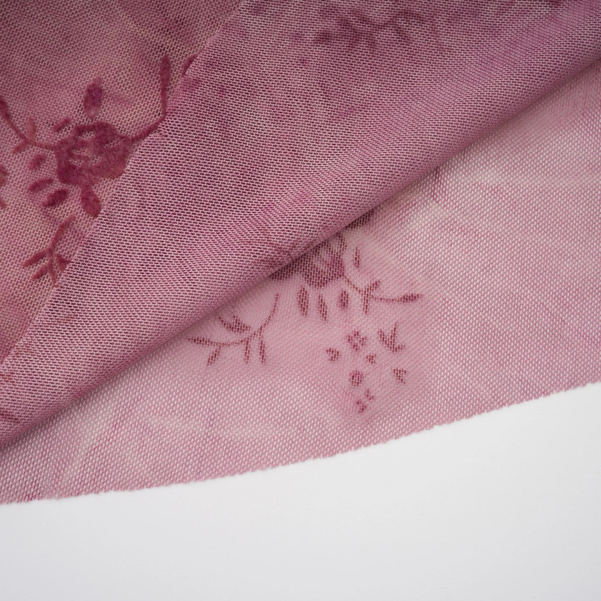 Ariadne Pink Flocked Tulle Maxi Dress
