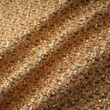 Arna Gold Round Neck Tweed Mini Dress