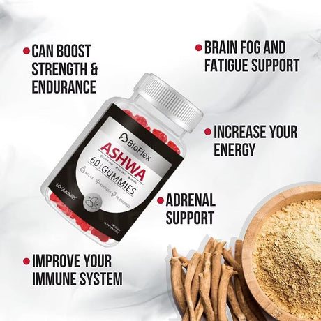 Ashwagandha 60 Gummies – Natural Energy & Immune Support