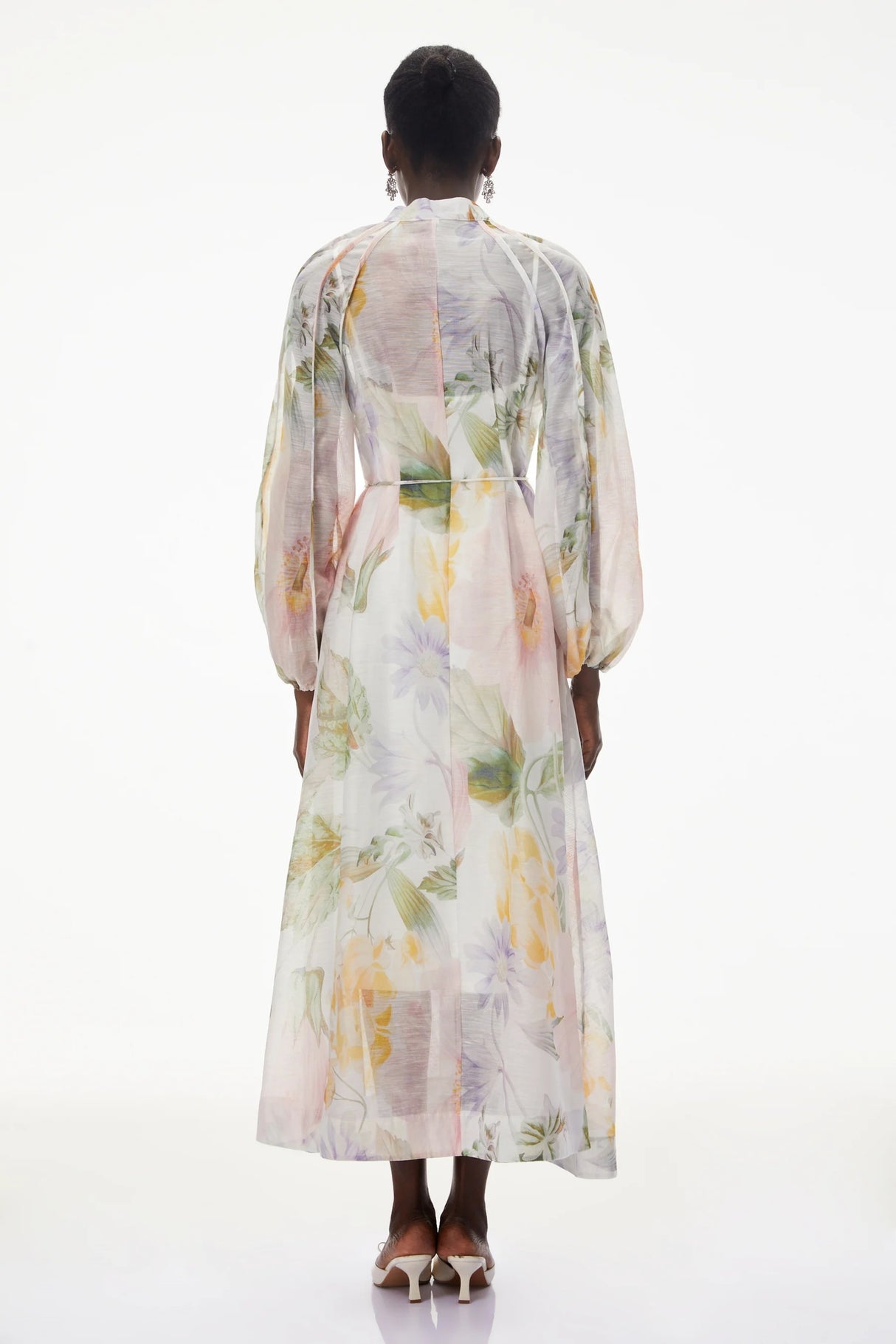 Asiya Green AllOver Print Maxi Dress