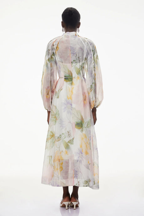 Asiya Green AllOver Print Maxi Dress