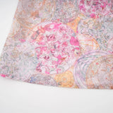 Assuntina Shirt & Skirt Set Pink Pattern - Print Calf Length
