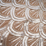 Astrid brown embellished mini dress