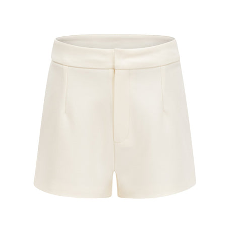 Audrey Jacket & Shorts Set - Notched Lapels - Crystal - Embellished Buttons - Cinched Waist - Flared Hem