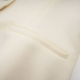 Audrey Jacket & Shorts Set - Notched Lapels - Crystal - Embellished Buttons - Cinched Waist - Flared Hem