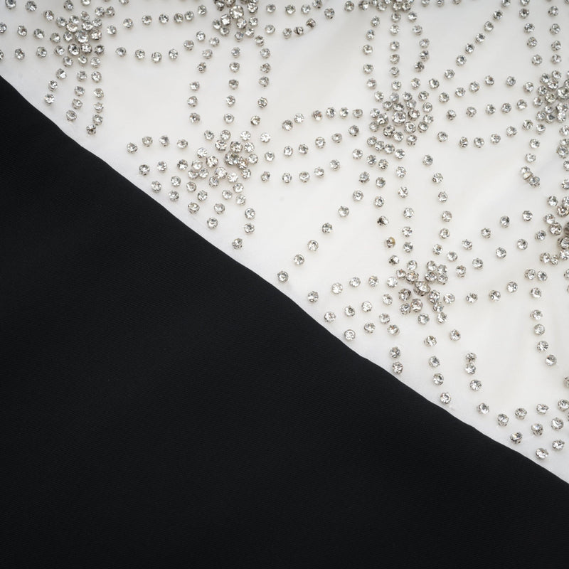 Aurora Mini Dress - Halterneck - Embellished Bodice