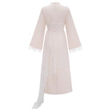 Aurora White Floral Lace Maxi Dress