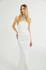 Aurore offshoulder maxi dress