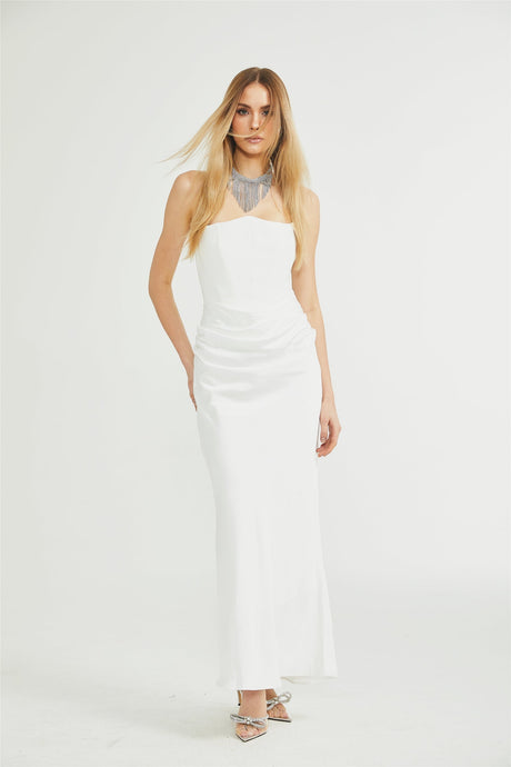 Aurore offshoulder maxi dress