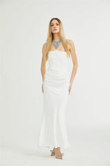 Aurore offshoulder maxi dress