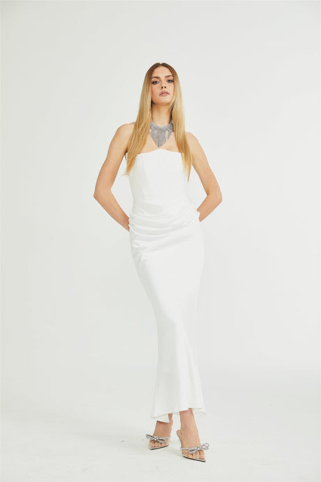Aurore offshoulder maxi dress