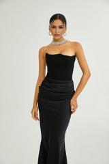 Aurore offshoulder maxi dress