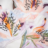 Automne White Floral Embroidered Maxi Dress