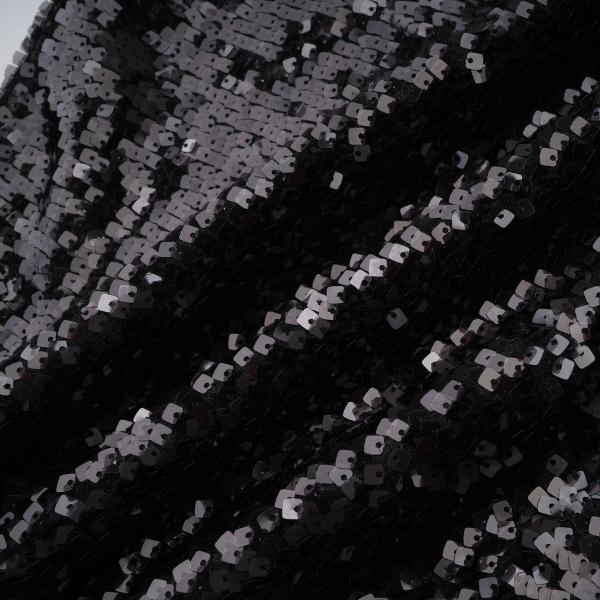 Ava Black Lace Panel Sequined Maxi Dress