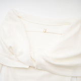 Ava Ribbed Knit Top - Twist Neckline - Long Sleeves